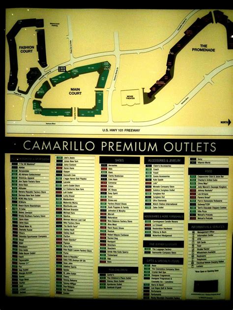 map of camarillo outlet